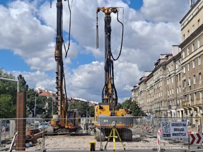 Budowa kolektora Mokotowskiego Bis